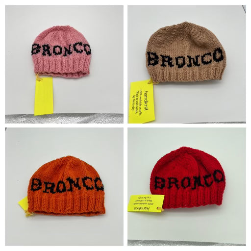 Bronco Hand-knit Beanies