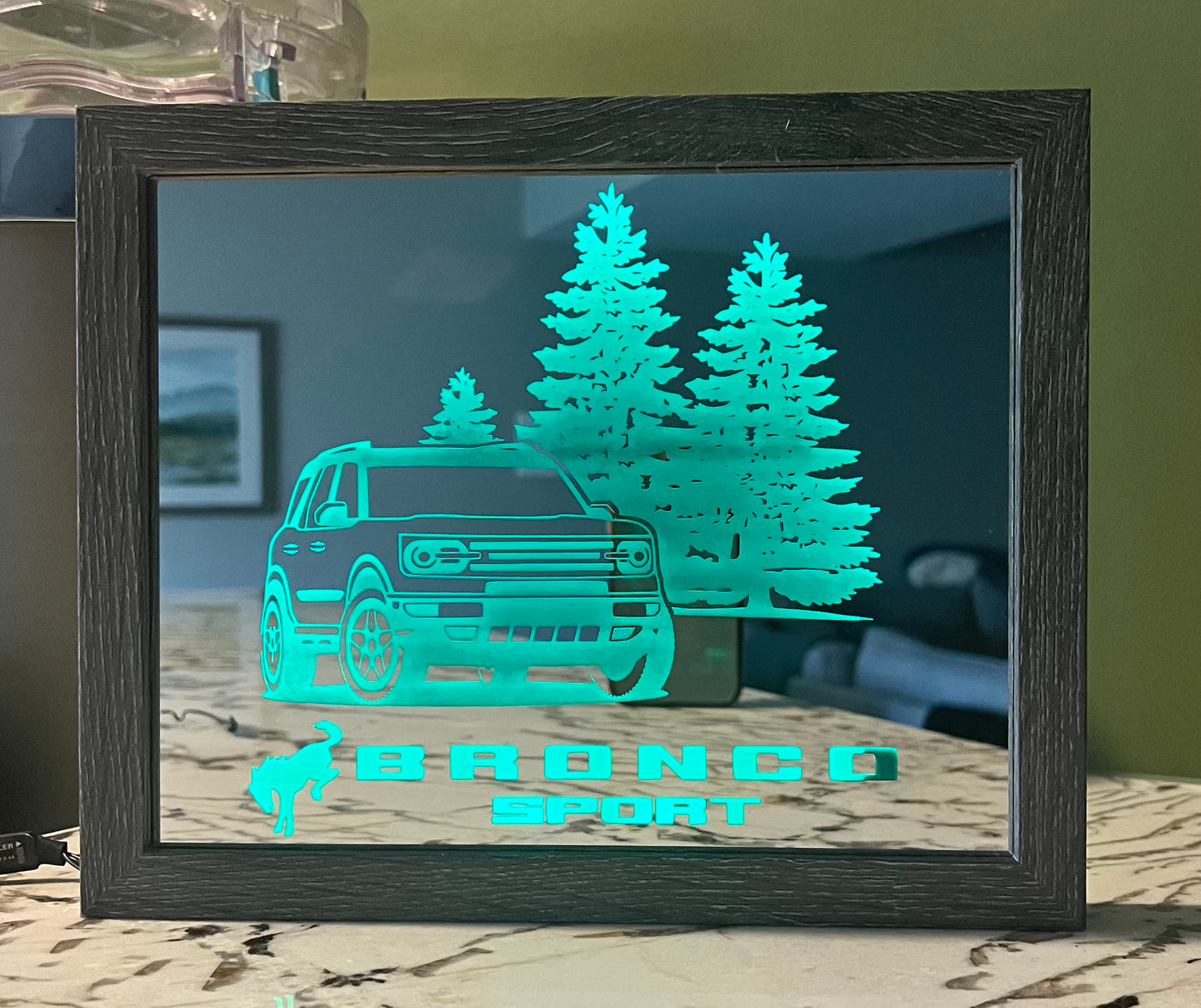 Bronco Sport LED Framed Picture