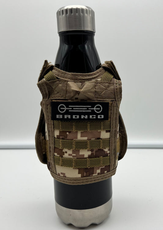 Bronco Tactical Vest Coozie for bottles or cans...PERSONALIZED!