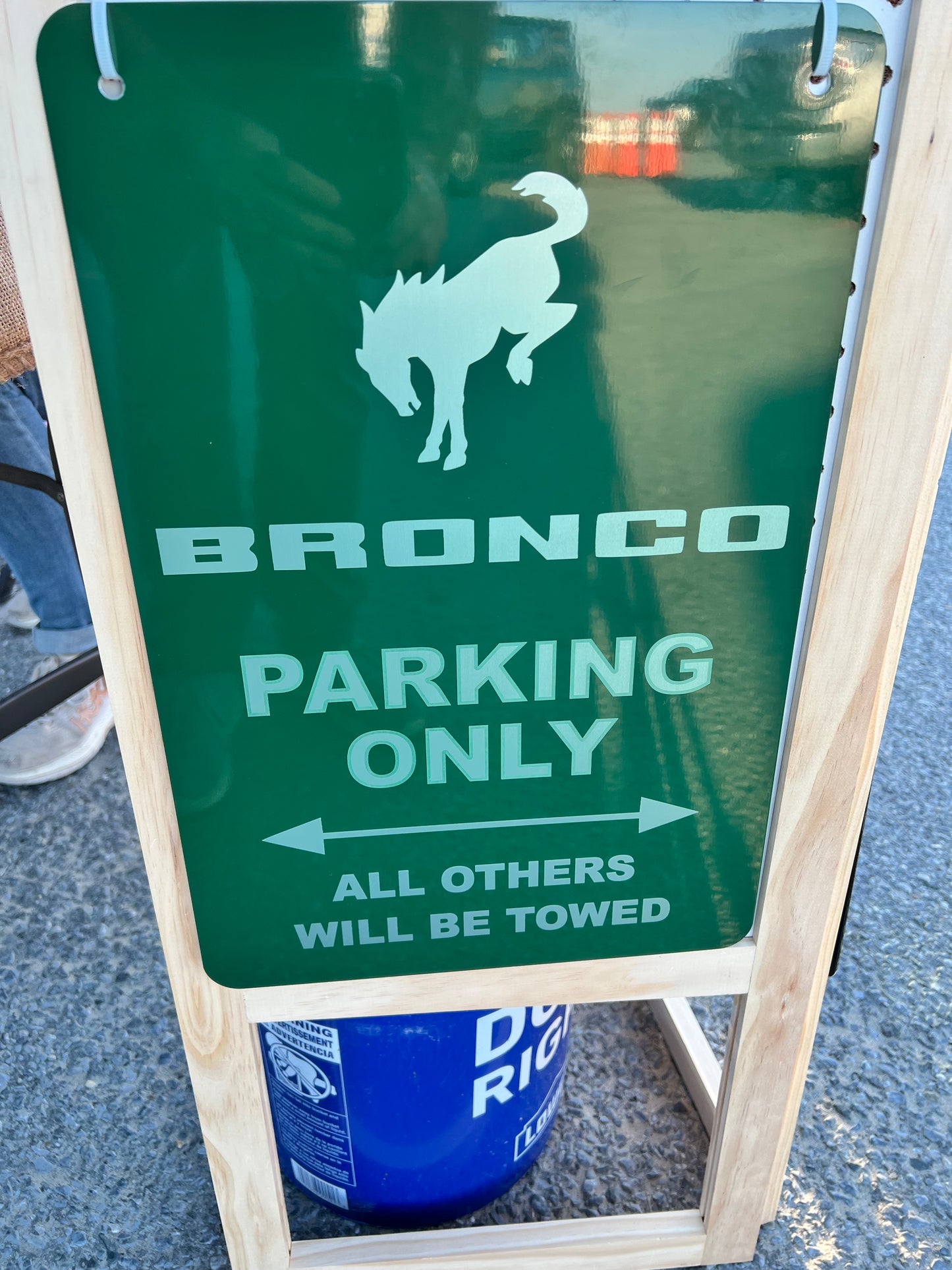 Bronco Parking Only