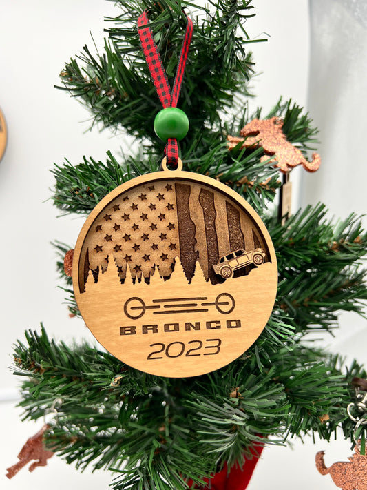 Bronco Americana Ornaments