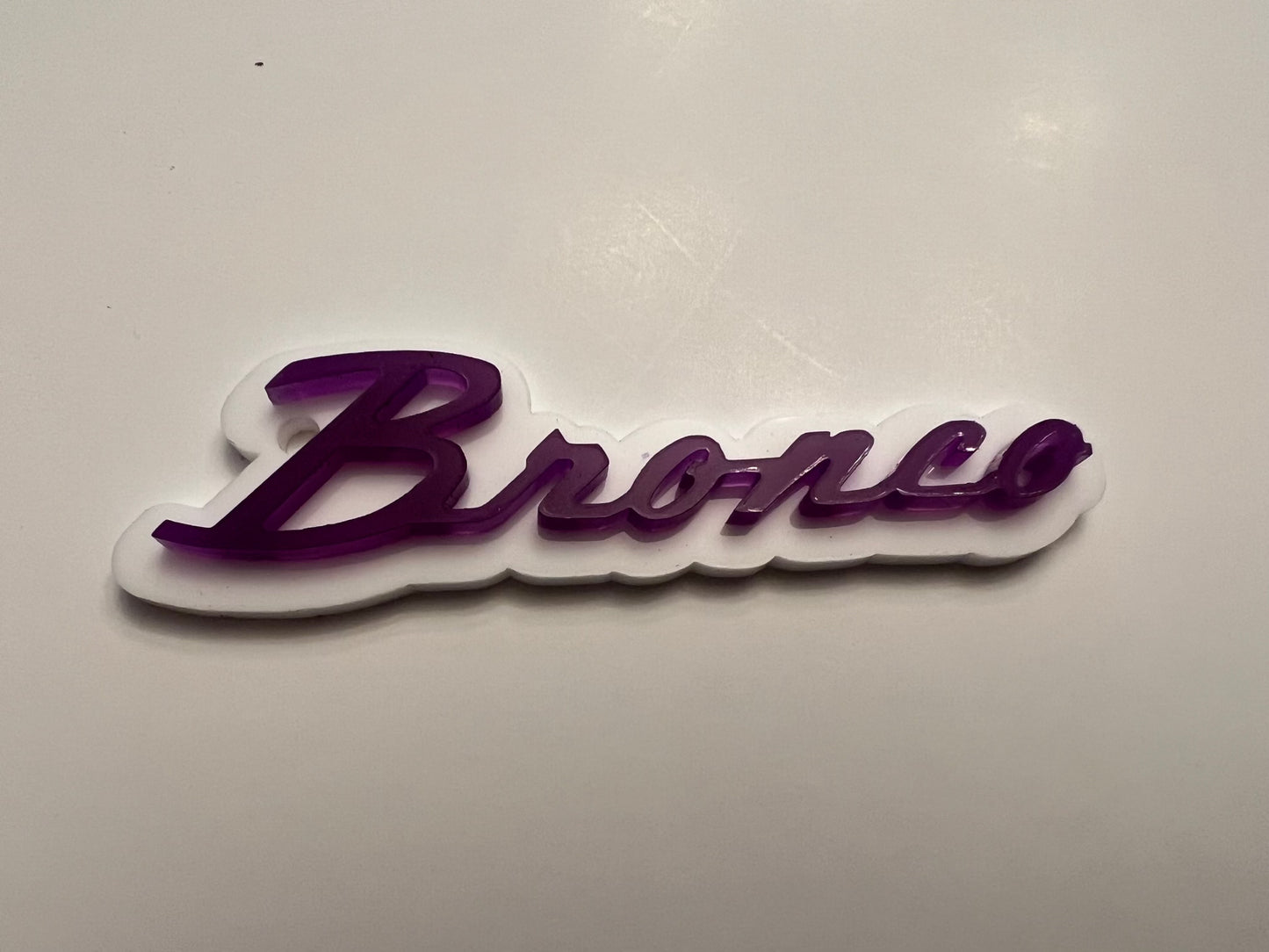 Bronco Cloud Keychain