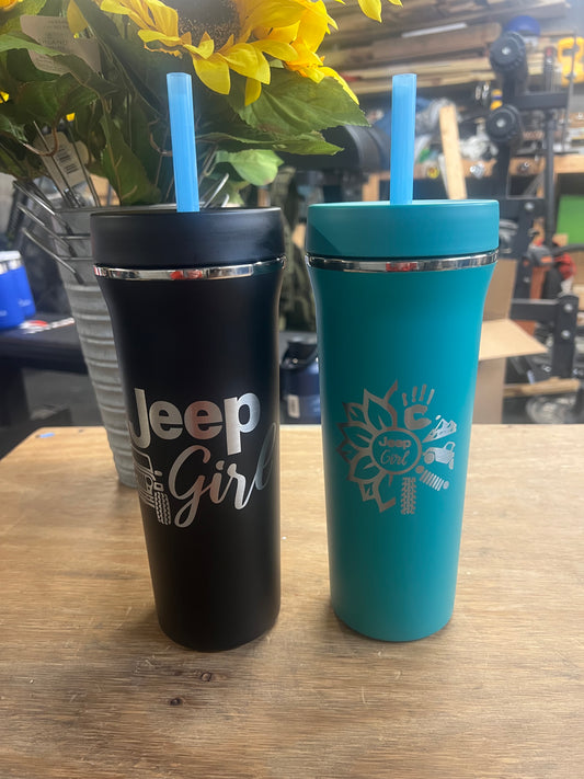 Jeep ThermoFlask 32 oz Straw Cup