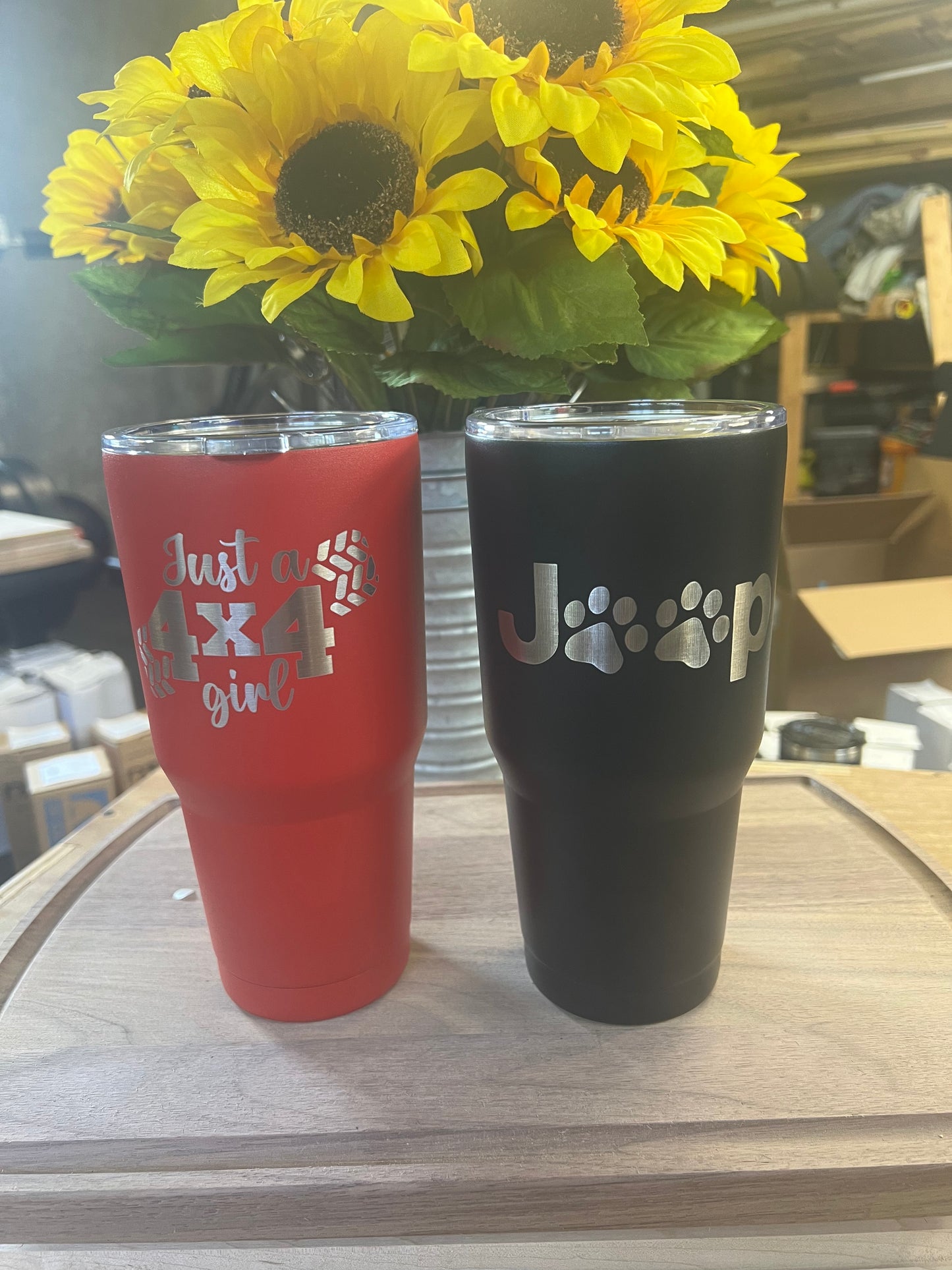 Jeep 30oz tumblers