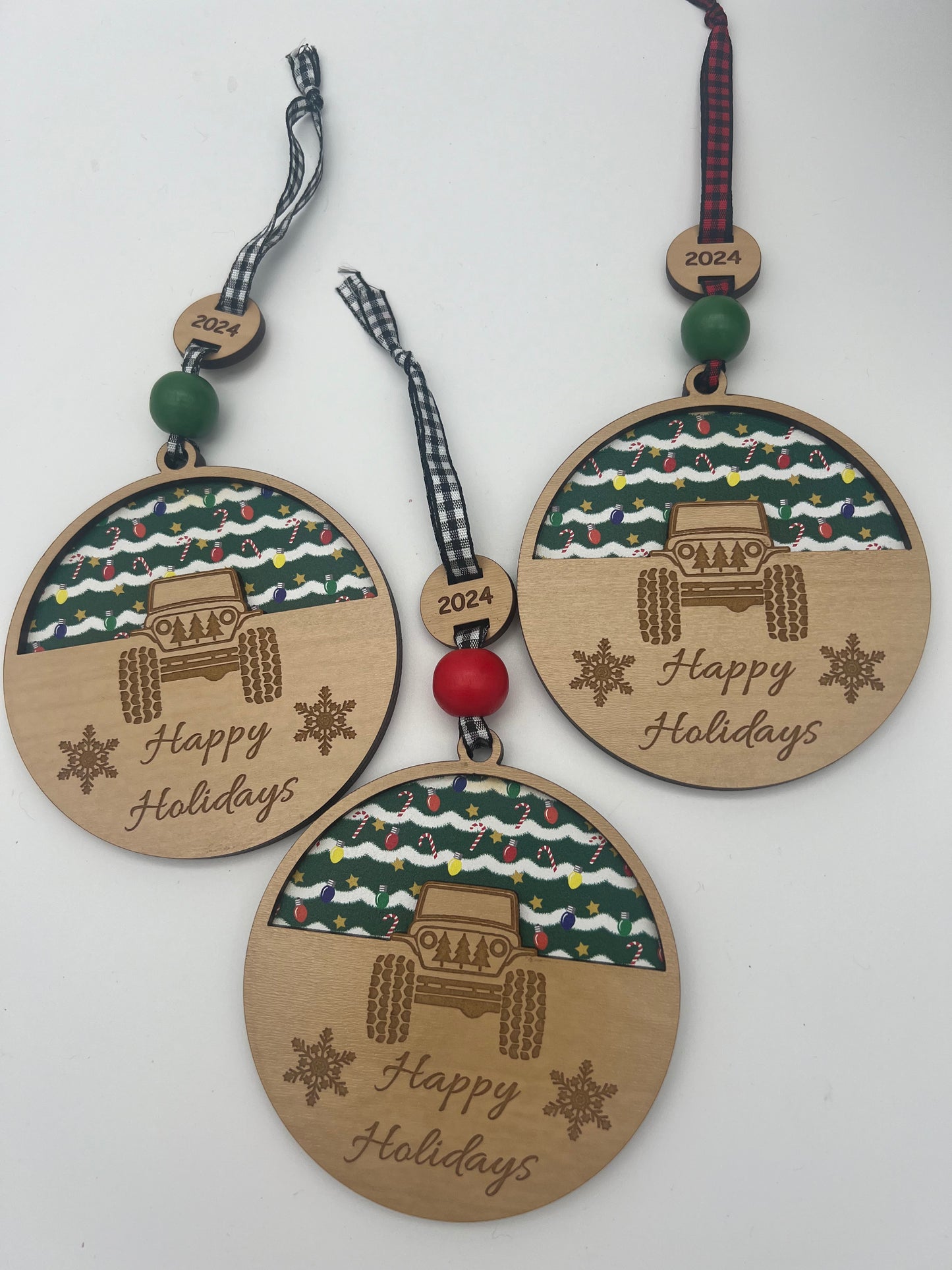 Holiday Ornaments - Jeep