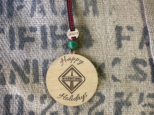 Trucker Life Logo Ornaments